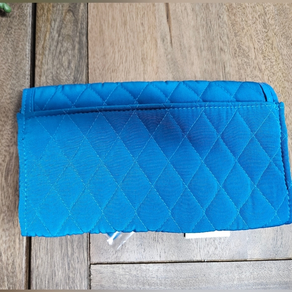 Vera Bradley Quilted Wallet Wristlet Bahama Bay - Picture 14 of 15